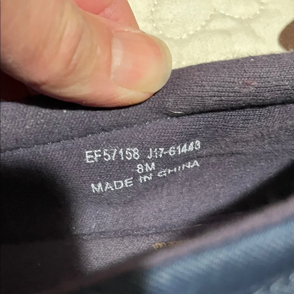 Grasshoppers Blue Canvas Slip-Ons with Tan Detail - Picture 3 of 3